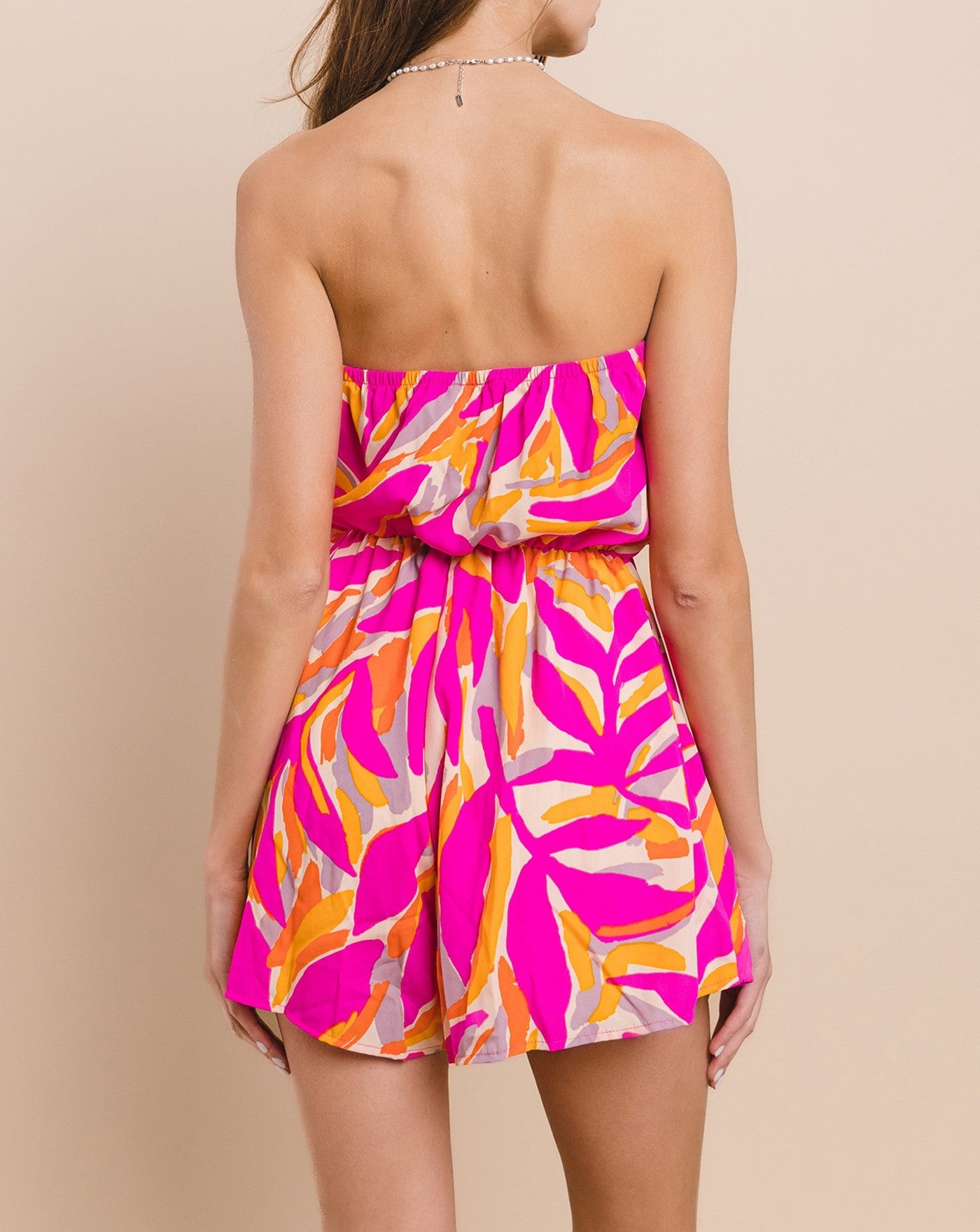 Tropical Sunset Romper