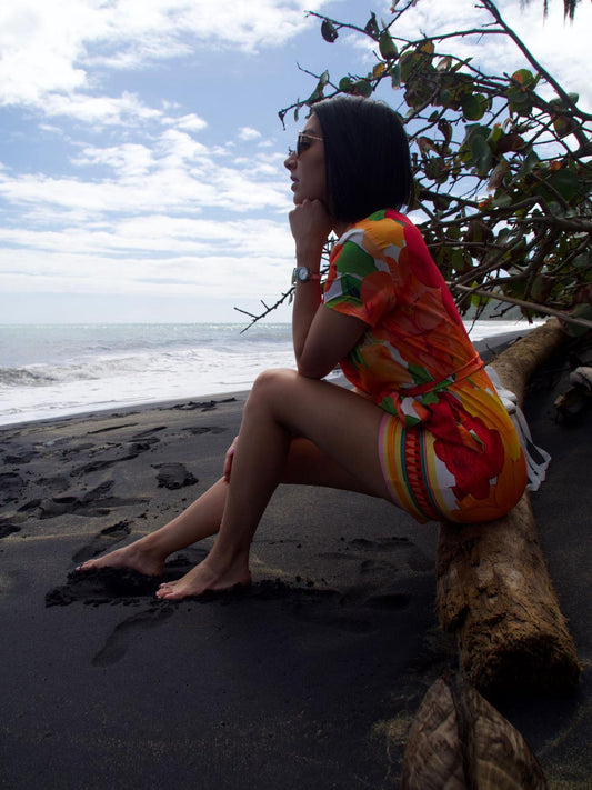 Summer Flower Romper