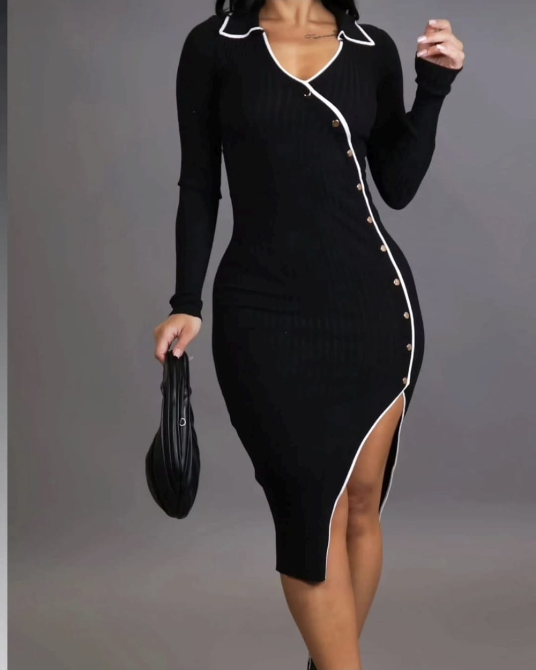 Noir Outline Dress