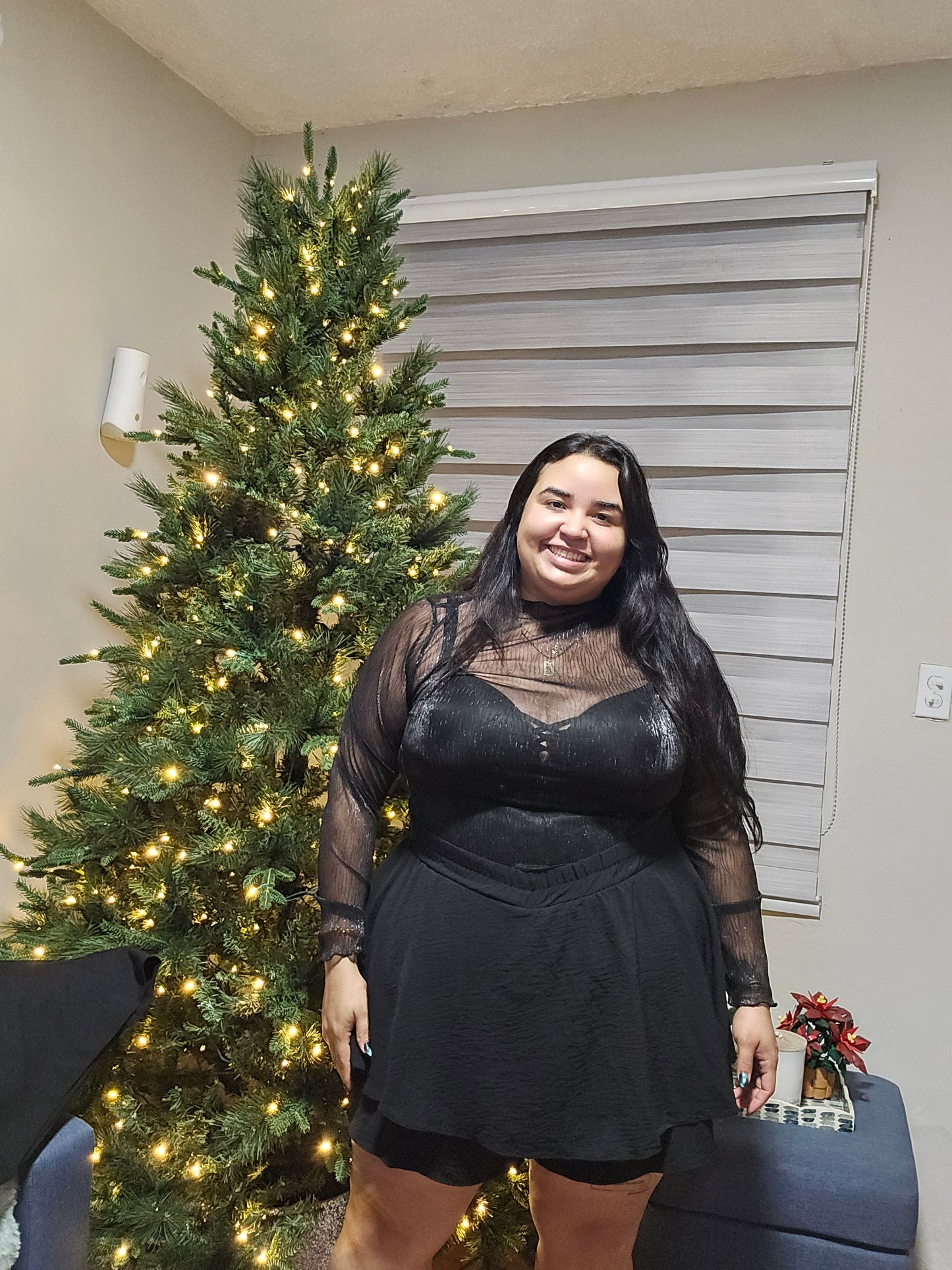 Clear Silver detail Top