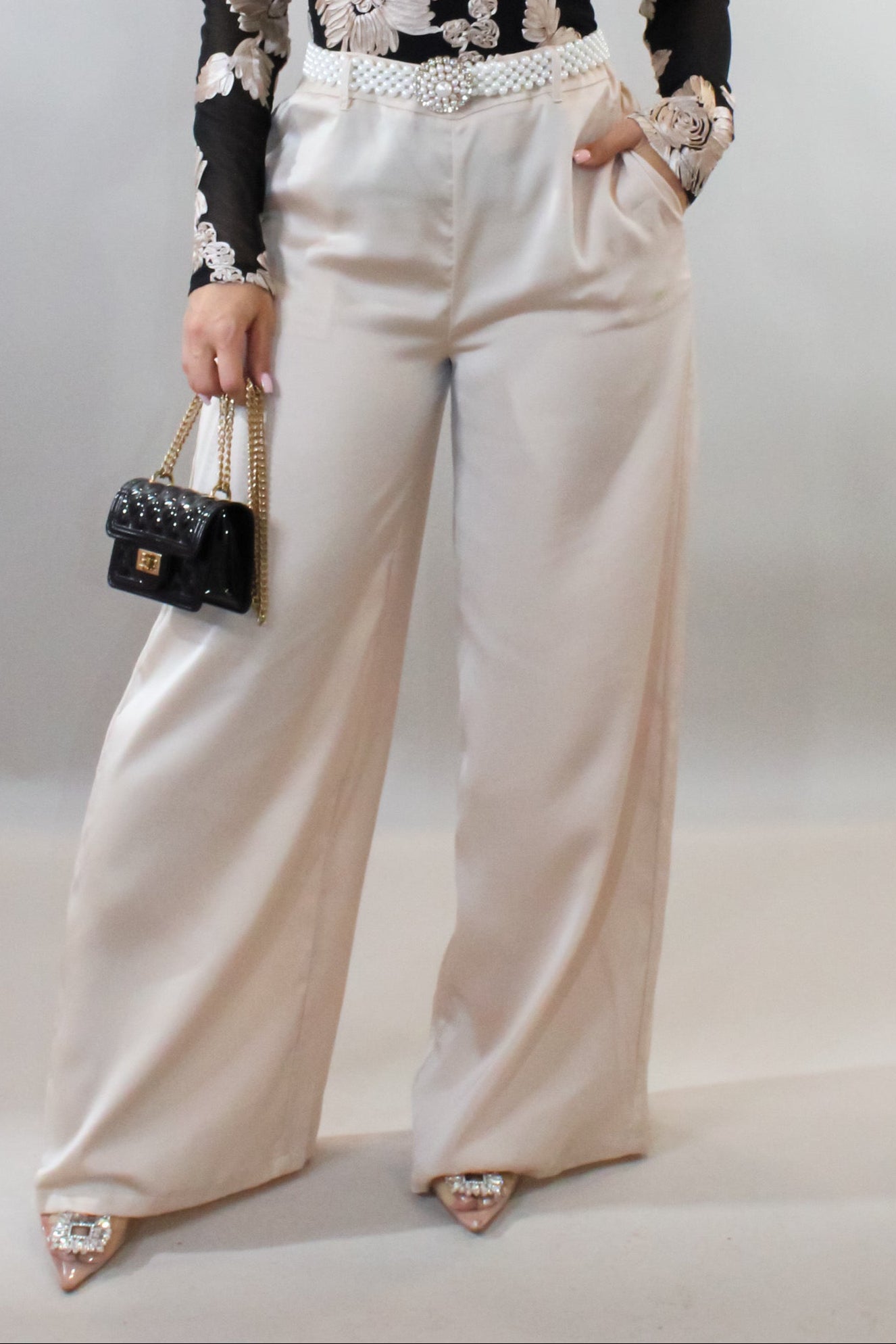 Old Money Champagne Pants