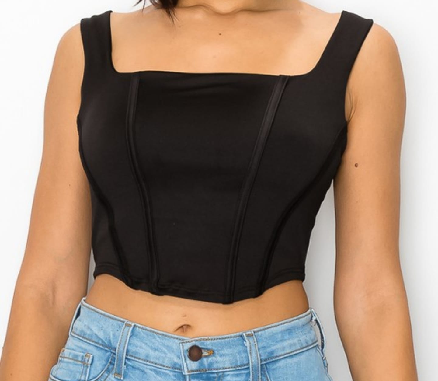 Corset Black Top